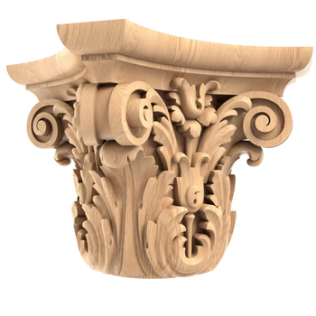 Round column capitals